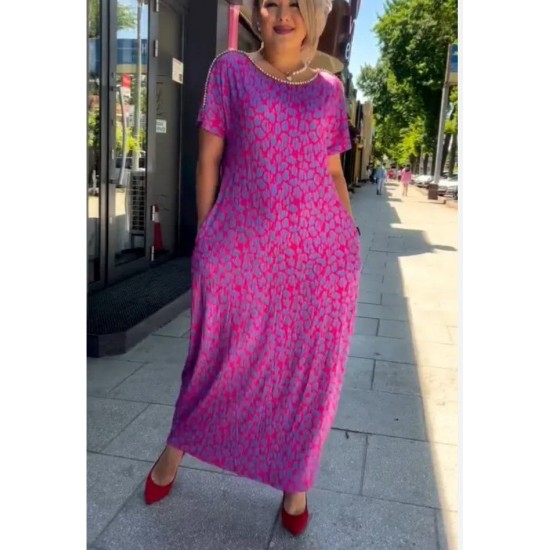 【M-3XL】2024 Modisches Print-Kleid in bergre