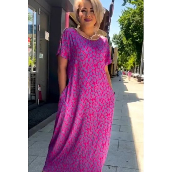 【M-3XL】2024 Modisches Print-Kleid in bergre