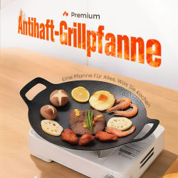 Multifunktionale Antihaft-Bratpfanne Medizinische Stein-Grillpfanne