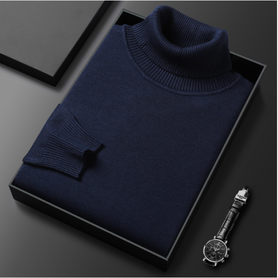 Herren Unifarben Premium Pullover