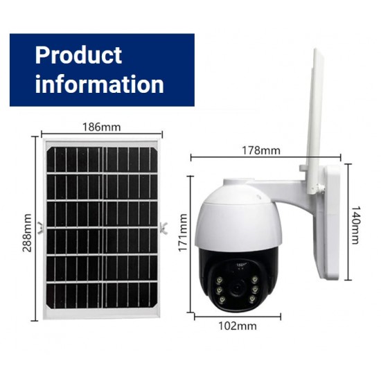 Intelligente kabellose Solarüberwachungskamera