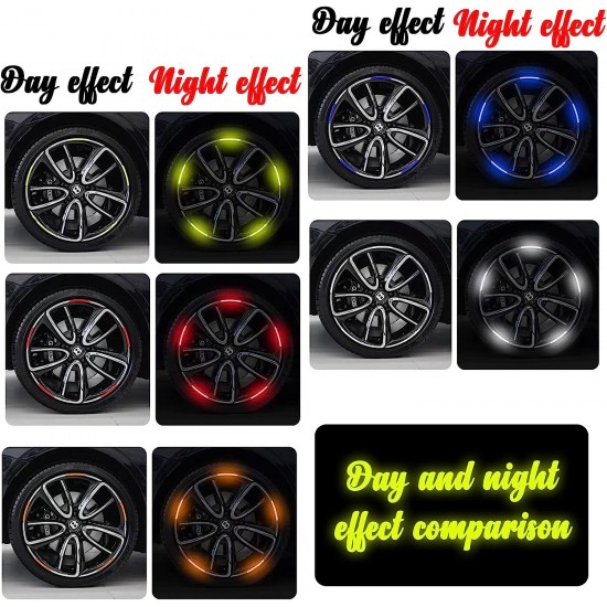 Reflektierende Auto-Felgenaufkleber