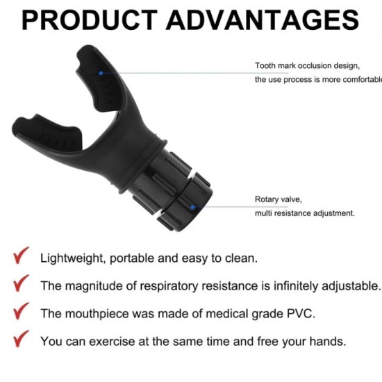 Strken Sie Ihren KrperbauPortables, einstellbares Atemtrainingsgert