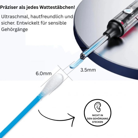 Intelligenter wasserdichter visueller Ohrenschmalzentferner