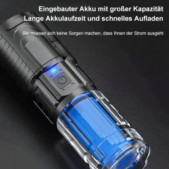  Weie Laser-Teleskop-Zoom-Taschenlampe