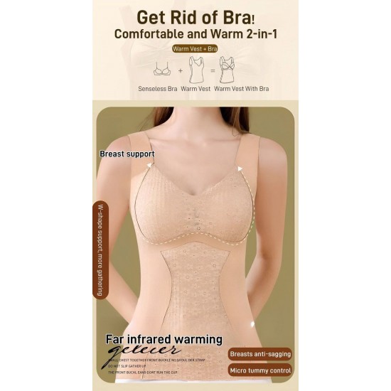 Mit BrustpolsterVersatile Heating Waist Protection Vest