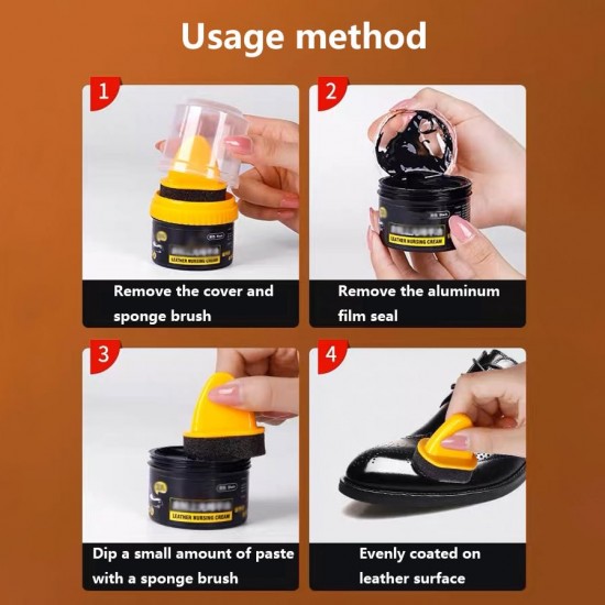 【Kaufen Sie 1 und erhalten Sie 1 gratis】Flüssige Schuhcreme zur Lederreparaturcreme 