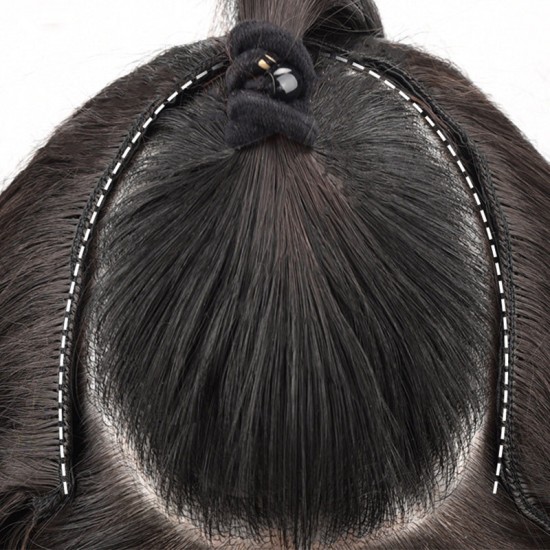 48% Rabatt Lockiges Perückenstück mit Farbverlauf