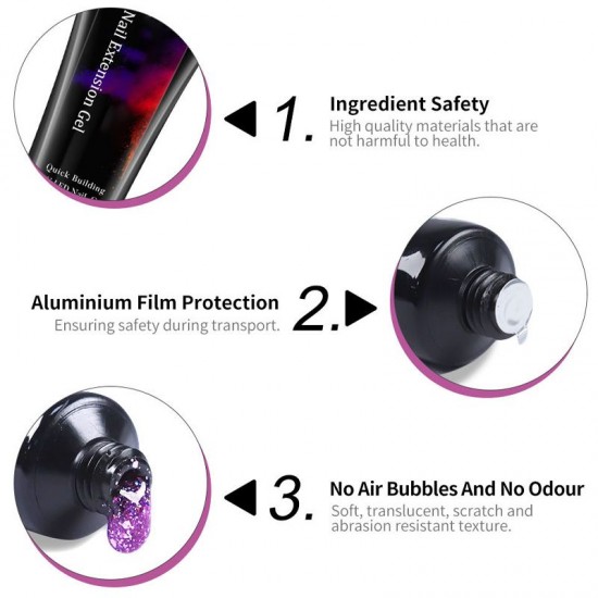 Schnell aufbauendes Nagelverlngerungsgel