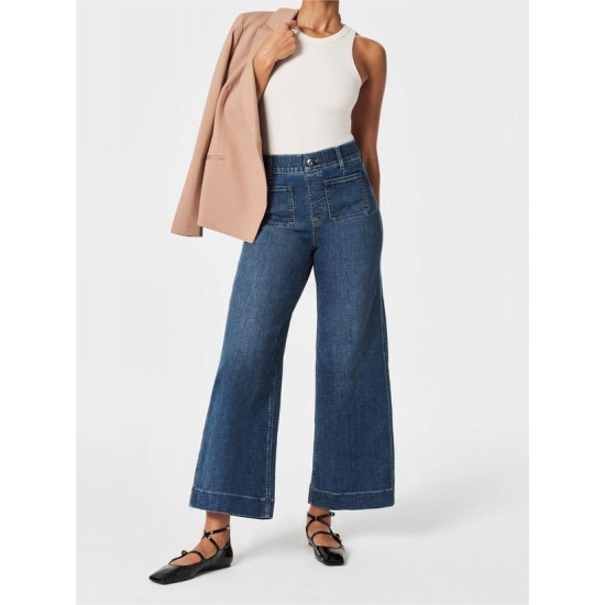 Tummy Control Cropped Wide-Leg Jeans  2024 Best Selling Jeans