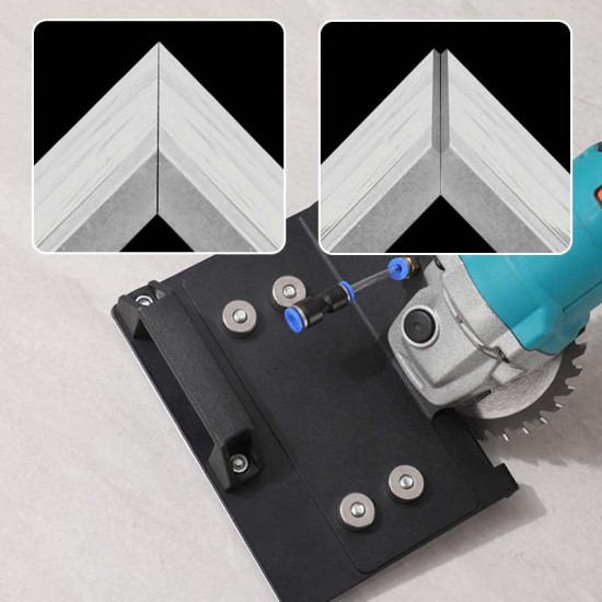 Winkelschleifer-Stnder für 45° Fasenschneiden von Fliesen