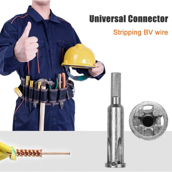 Werkzeug zum Abisolieren und Verdrillen von Draht