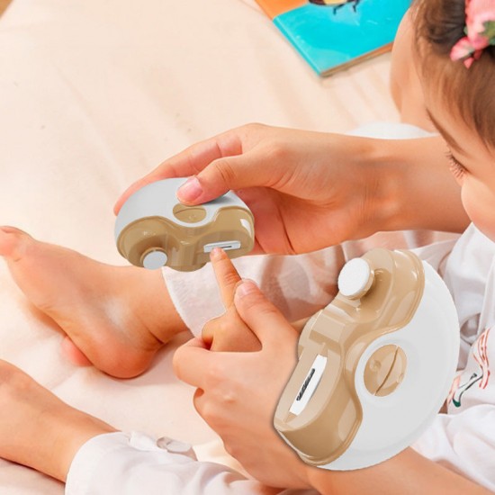 Elektrischer 2-in-1 Nagelknipser & Polierer 