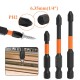 Pousbo Magnetic Cross Impact Screwdriver Bits Set