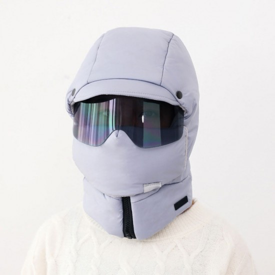 Heier Verkauf 49% RabattWinddichte Vollgesichts-Outdoor-Reitmaske mit Brille