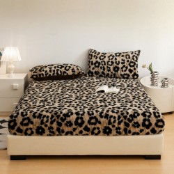 HOT SALE Soft Leopard Print Fitted Sheet
