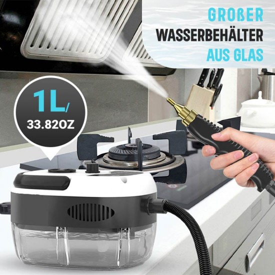 HEIER SALE 50% RABATT2500W Tragbarer Hochtemperatur-Dampfreiniger mit Druckbeaufschlagung