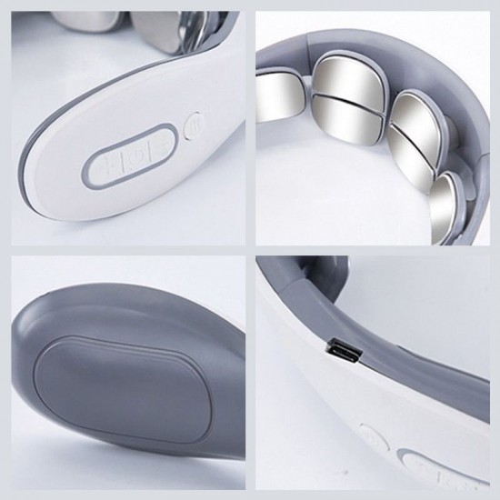 Ideales Geschenk - Pousbo Tragbares Nackenmassagegert mit Wrme