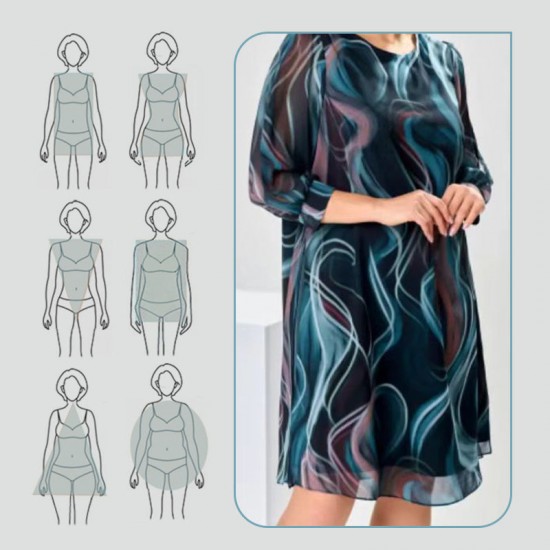 Begrenzter Verkauf 50 % RABATTModisches, atmungsaktives, lockeres Kleid für Damen