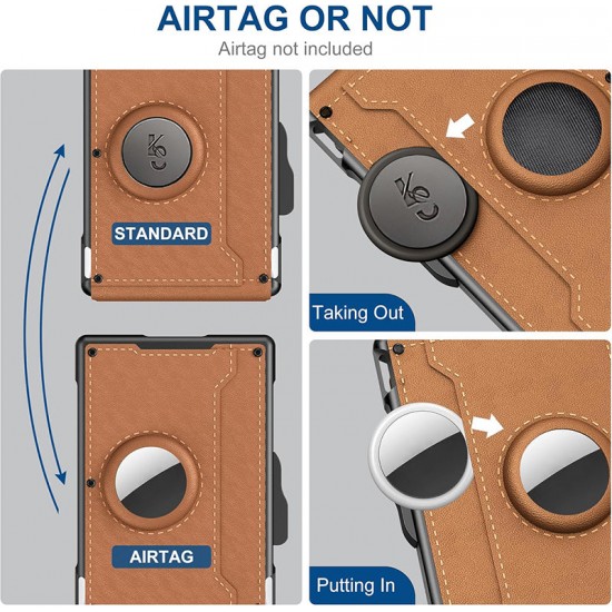 Herren-Geldbrse, zweifach gefaltet, minimalistisch