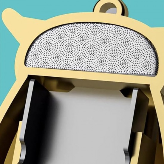 Mini faltbarer Edelstahl Eulen Nagelknipser