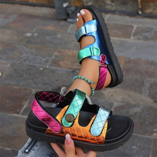 Women's Plus Size Walking Footbed Sandals