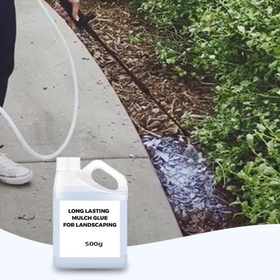 Langlebiger Mulchkleber für den Garten- und Landschaftsbau