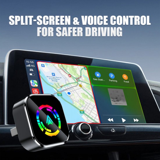 2-in-1 Drahtloser Adapter für iPhone & Android Auto