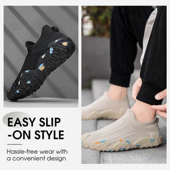 Atmungsaktive Slip-On-Sneaker aus Mesh für Herren