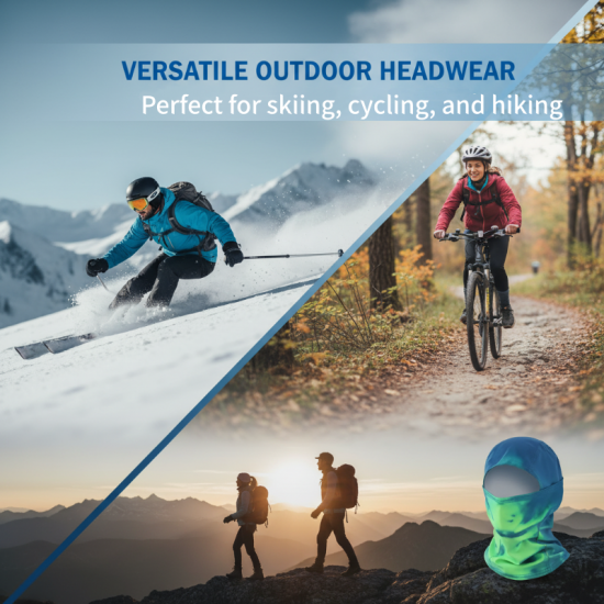  50% OFF NOW!  Heat Reactive Balaclava - Color-Changing Fabric with Full Face Protection for Winter Sports 